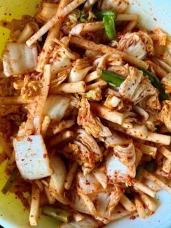 Kimchi is a traditional dish in Korean culture