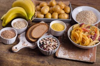 Examples of simple and complex carbohydrates.