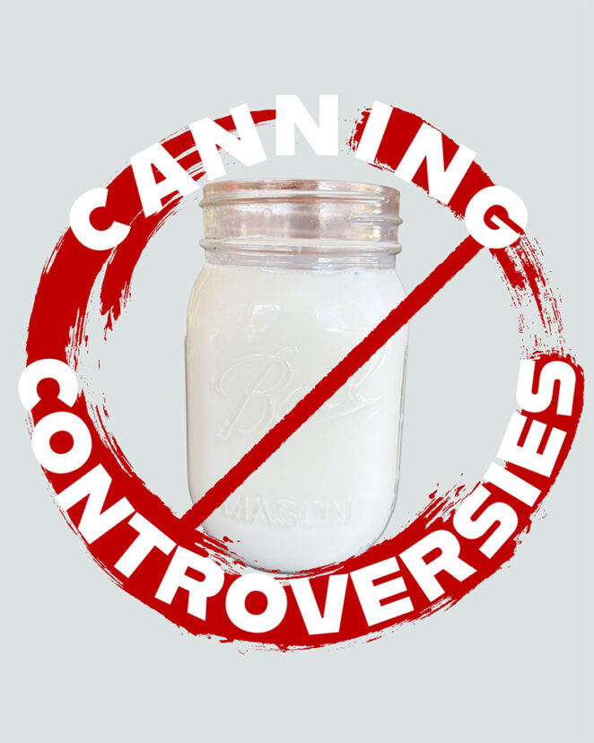 jar with milk