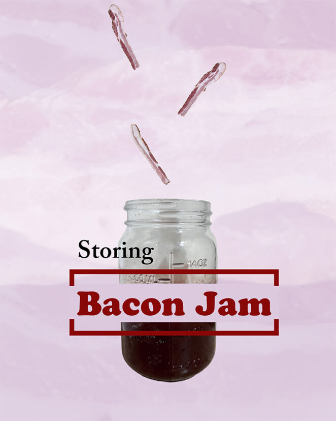 bacon in jar