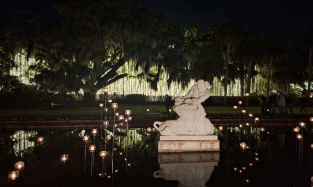 Brookgreen Gardens A Night of a Thousand Candless. Barbara H Smith, ©2025 HGIC, Clemson Extension